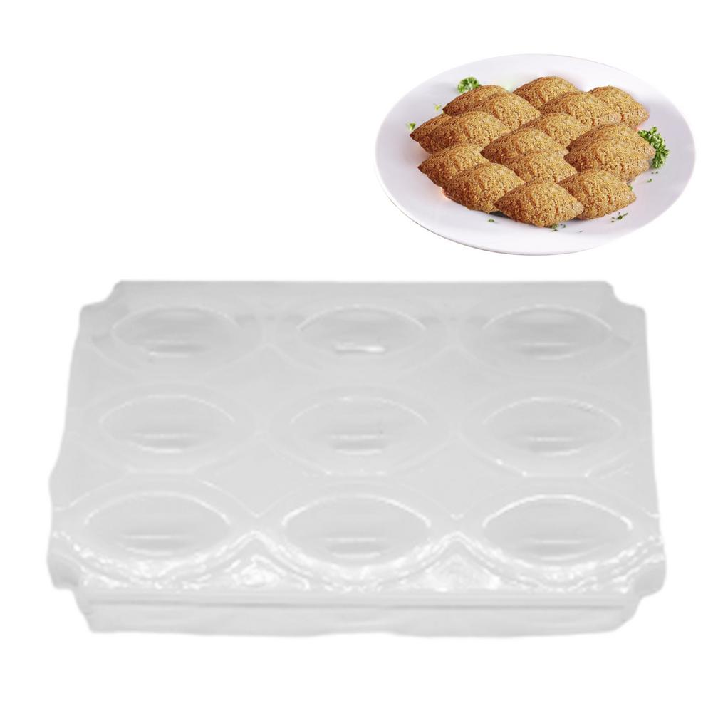 3/9 Grids Meatball Maker Manual Kibbeh Meatloaf Mold Maker Press Minced Meat Processor Cake Desserts Kitchen Tools Home Meat Pie