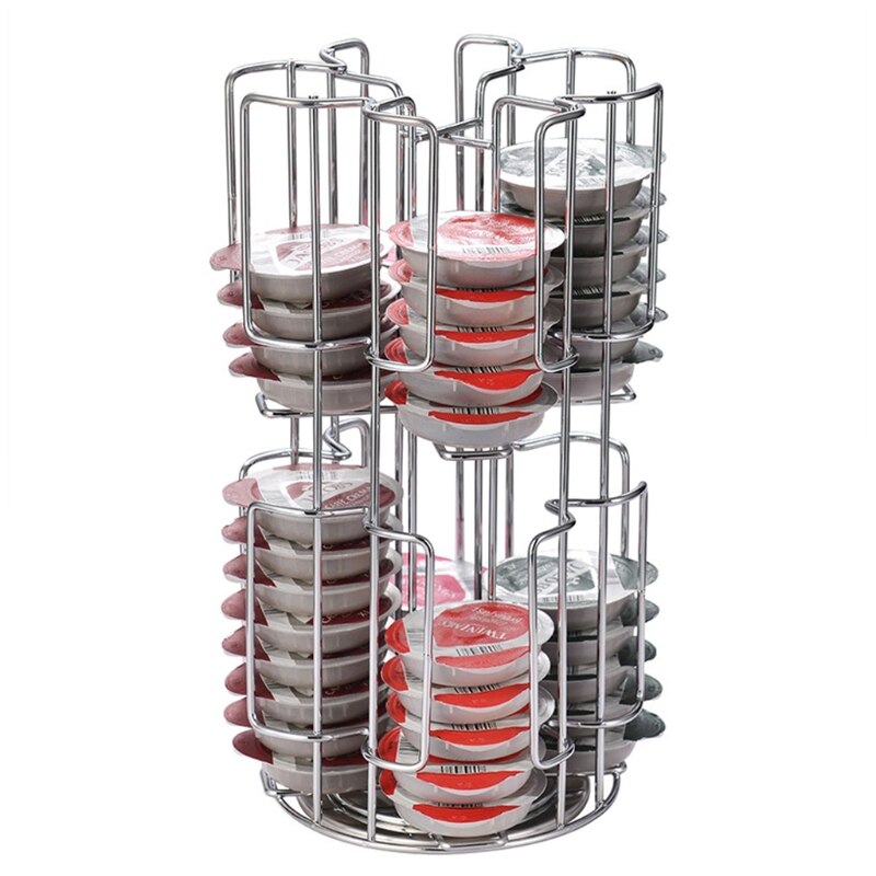 Coffee Capsule Rack Holder Carousel Holds 64 Capsu... – Vicedeal