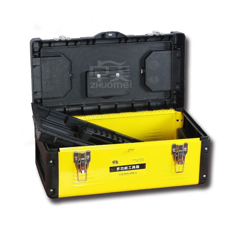 Mechanic Tool Box Accessories Plastic Portable Large Working Tool Box Hardcase Electrician Caisse A Outils Tools Packaging XR123
