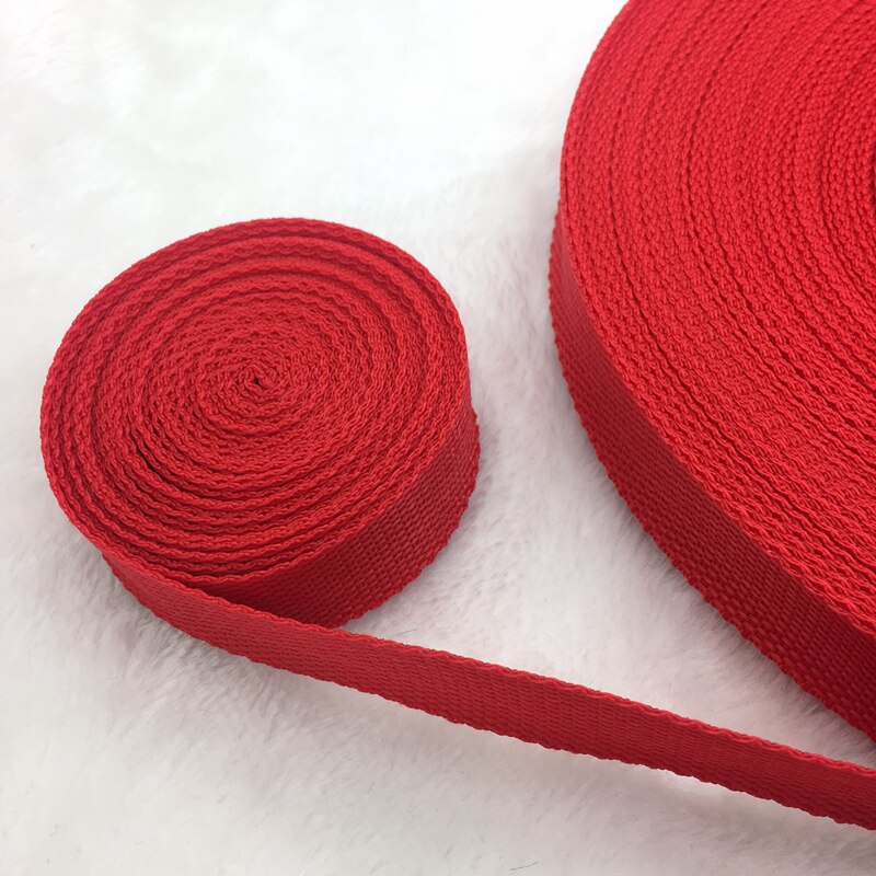 Correa de cinta de nailon para manualidades, 2 yardas/lote, 25mm, para mochila, bolsas de flejado, accesorios para perros