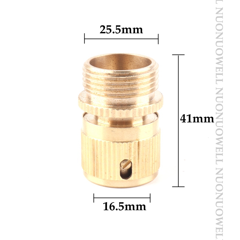 1pcs Copper Male And Female Thread Garden Quick Connector Garden Quick Tap Water Tap Adapter Connector Hose End Connector