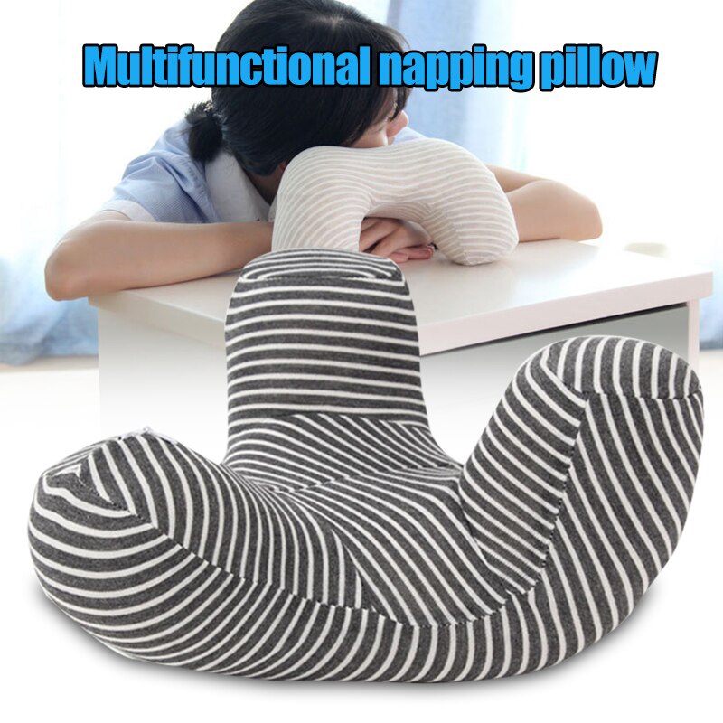 Oreiller de sieste en mousse à mémoire de forme, sac de couchage pour étudiants, oreiller de sieste