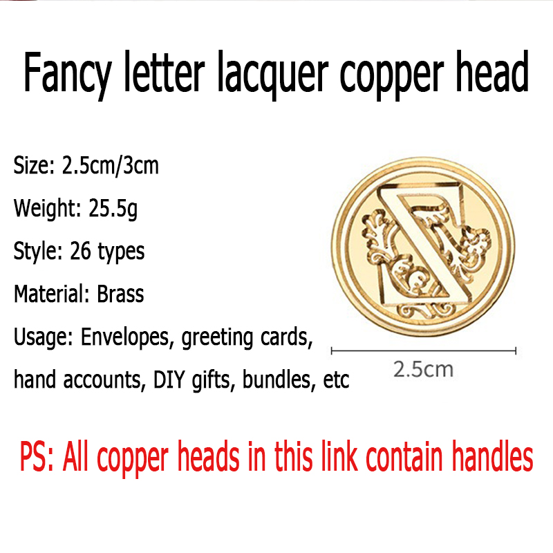 2PCS clear sealing stamp head wax seal craft supplies wax seal stamp and handle stamp scrapbooking supplies craft HCZ0106