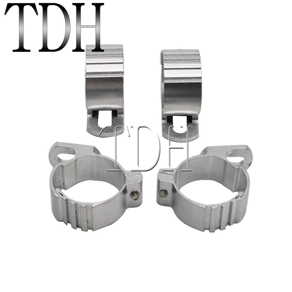 Kit de montaje de abrazaderas de carenado de faro delantero de motocicleta de aluminio para Harley Cafe Racer 35-50mm tenedores accesorios de moto