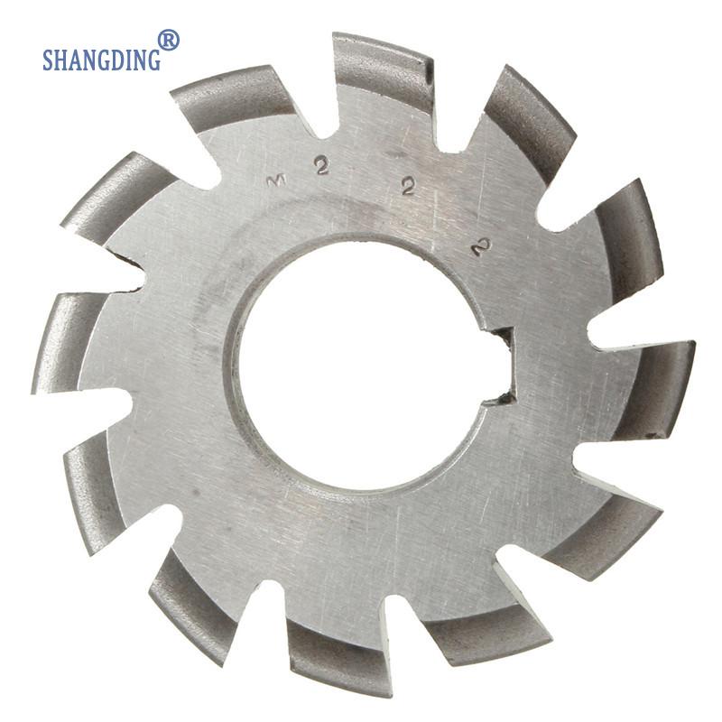 Diameter 22mm M2 20 Degree #2 Involute Module Gear Cutters HSS High Speed Steel Machine Tools Accessories