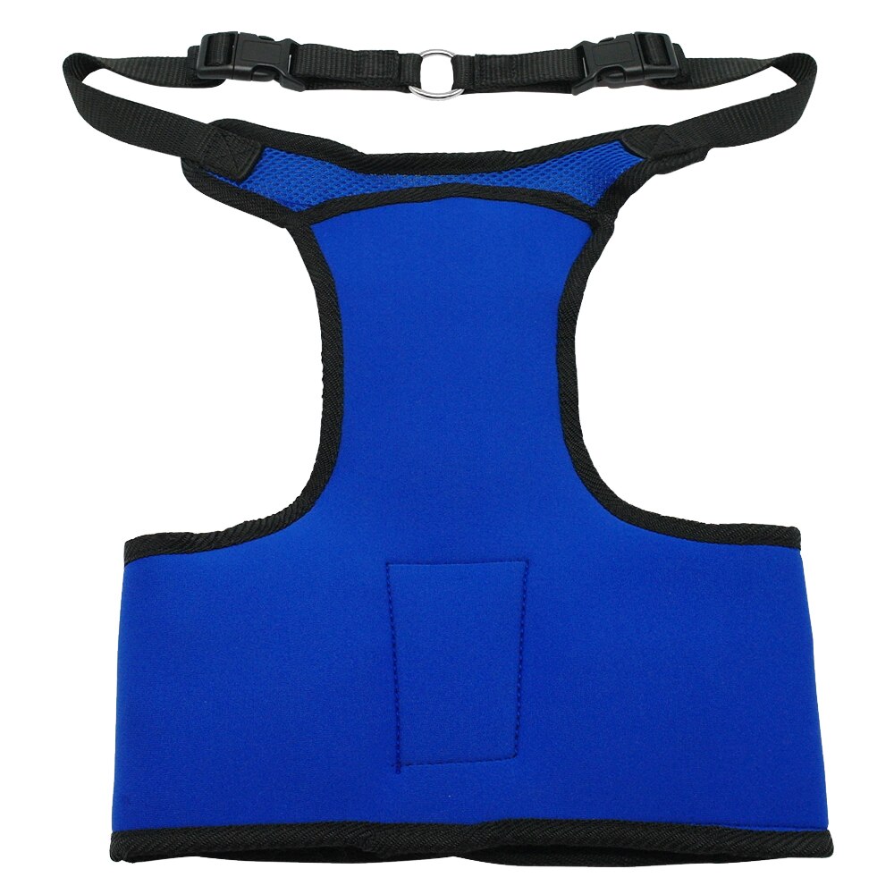 Summer Cooling Dog Harness Mesh Padded Vest For Large Dogs With 3 Pack Of Frozen Gel Blue Color: Default Title