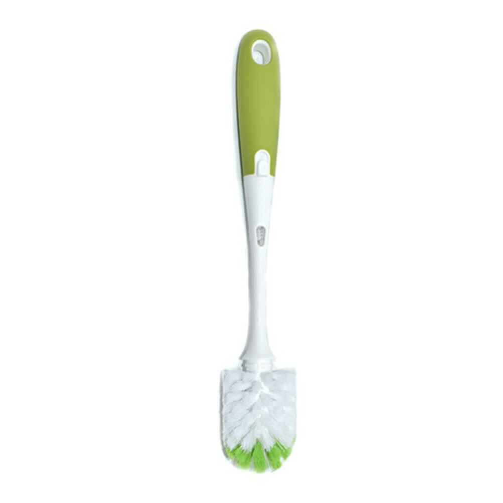 2 In 1 Keuken Milieuvriendelijke Niet-giftige Wassen Multi-Functionele Schone Fles Borstels Eenvoudig Te Installeren Tool Rotary handle Schrobben: green