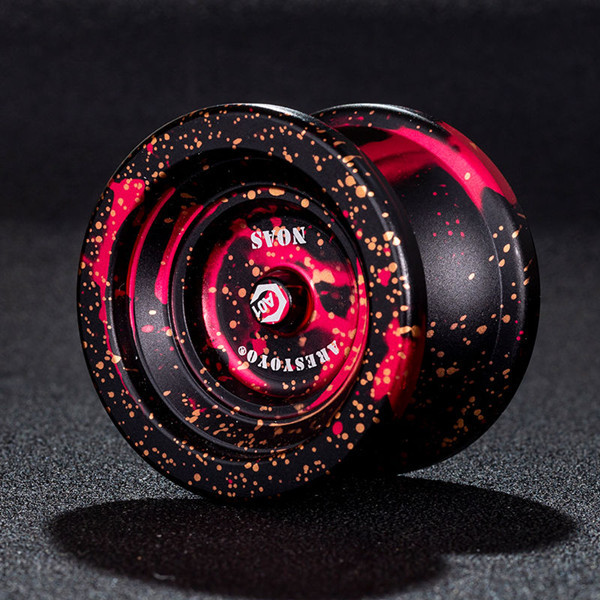 Yoyo Magic Yoyo Metal Yoyo With 10 Ball Bearing Alloy Aluminum High Speed Unresponsive Yo Yo Classic Toys For Kids: Coffee
