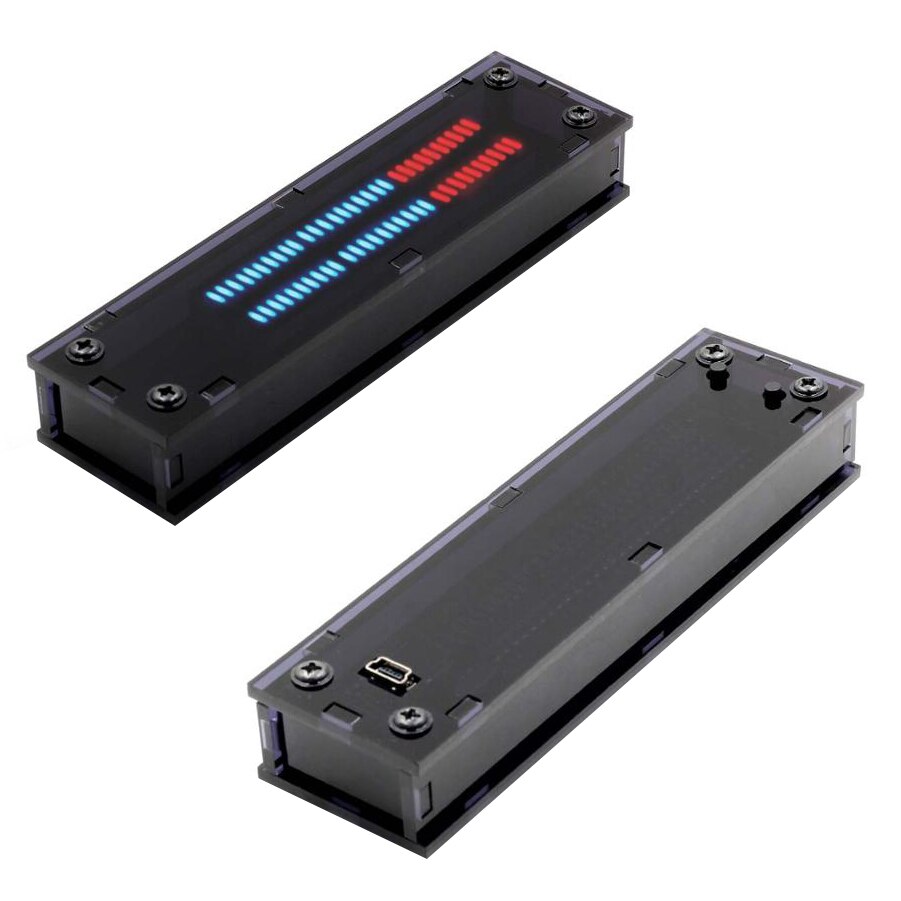 Vhm -902 mini dual 30- niveau indicator vu-meter stereo versterkerprint met agc-modus doe-het-zelfkit