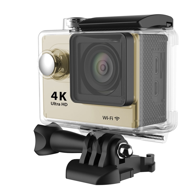 H9r wifi kamera 1080p ultra 4k sport action vandtæt rejsevideokamera guld