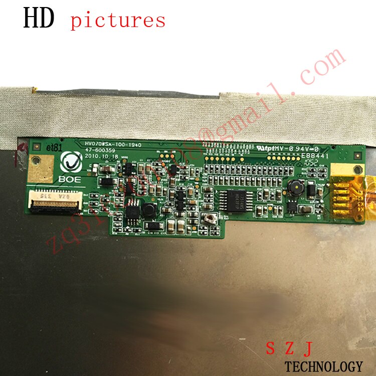 7'' inch Tablet pc HV070WSA-100 HV070WSA HV070WSA-100-1940 for LCD display P1000 P6200 P3100 P3110