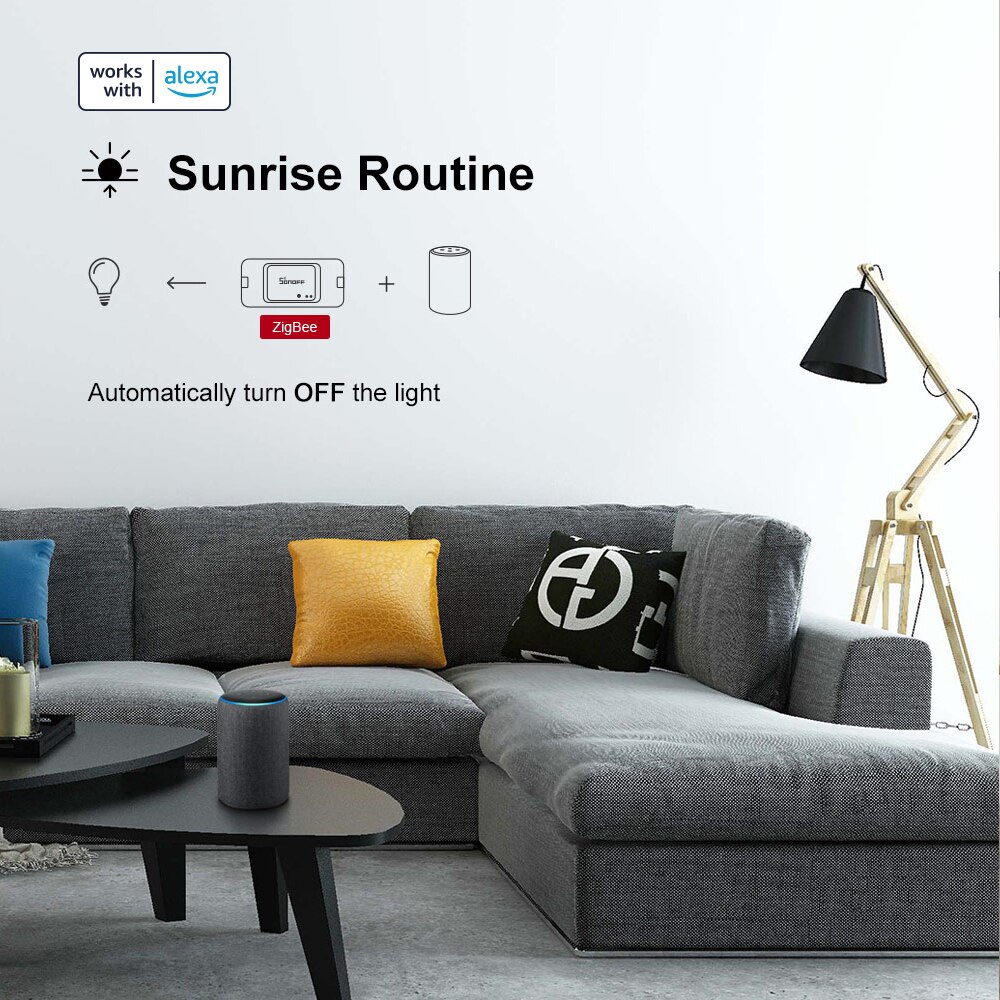 SONOFF – interrupteur intelligent sans fil BASICZBR3 Zigbee, MINI Module relais de synchronisation, fonctionne avec Alexa SmartThings Hub