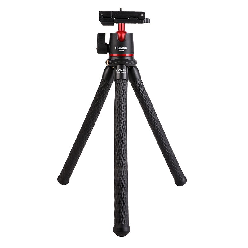 Ulanzi – trépied extensible 2 en 1 pour Smartphone DSLR, 1/4 pouces, vis pour bras magique, lumière vidéo Led: Tripod and ballhead