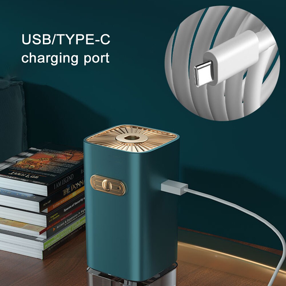 80ML Electric Aroma Diffuser With Timer Automatic Sprayer Air Purifier Rechargeable For Family Hotel Car