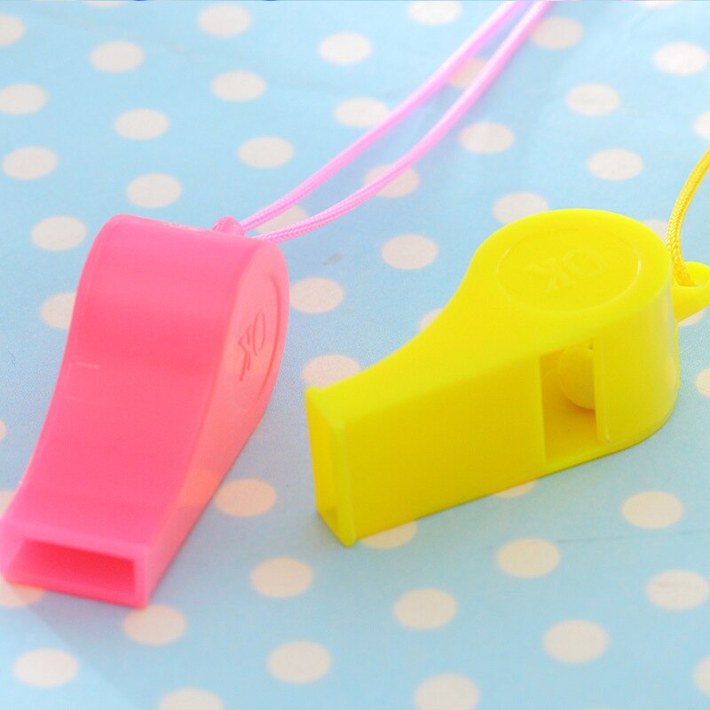 12 stuks plastic fluitjes met koord noodgevallen overleving school sport scheidsrechter kamperen  ya88