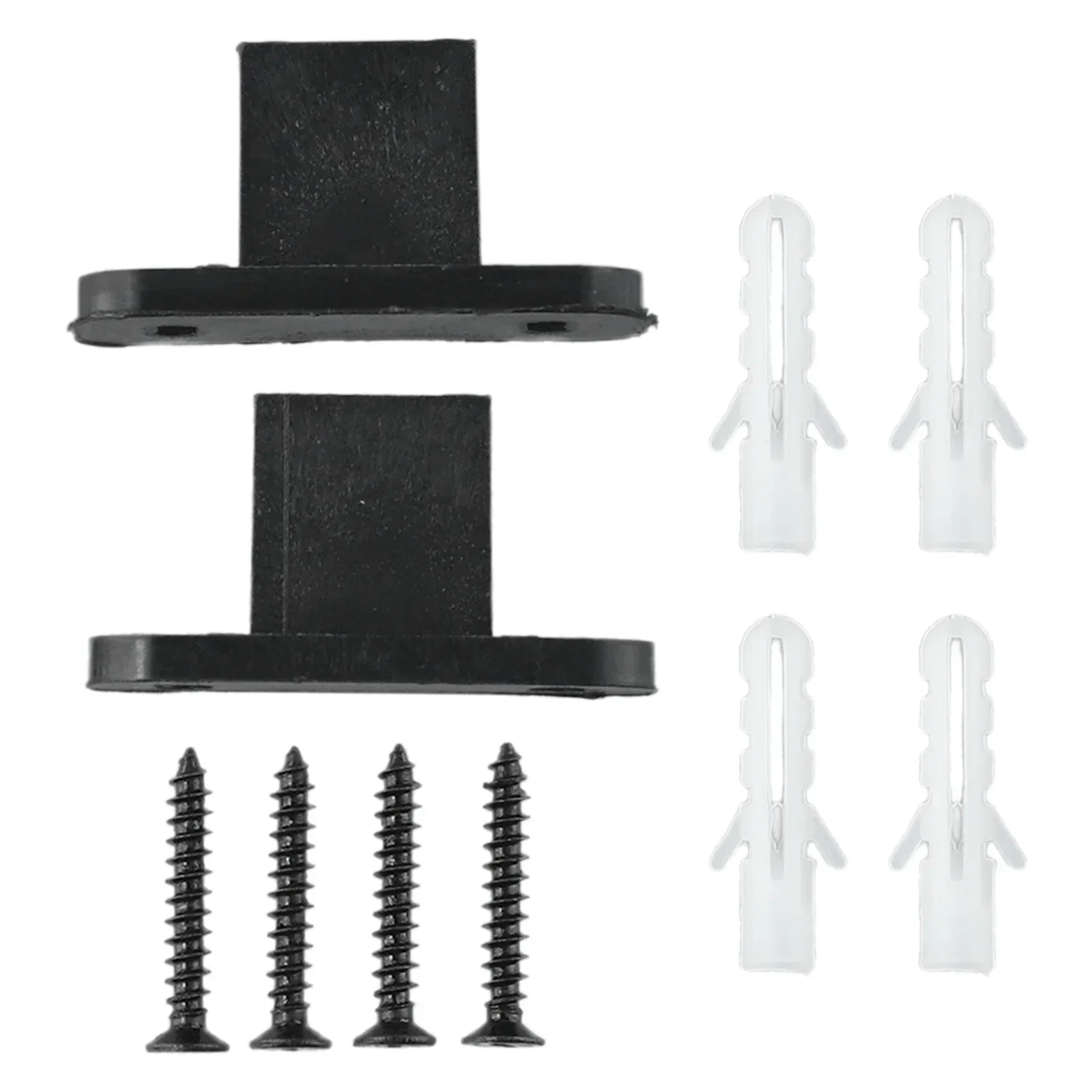 2 Pcs Sliding Barn Door Guides Door Bottom Wall-Mounted Floor Guide Home Furniture Adjustable Sliding Door Slide Rail Mechanism