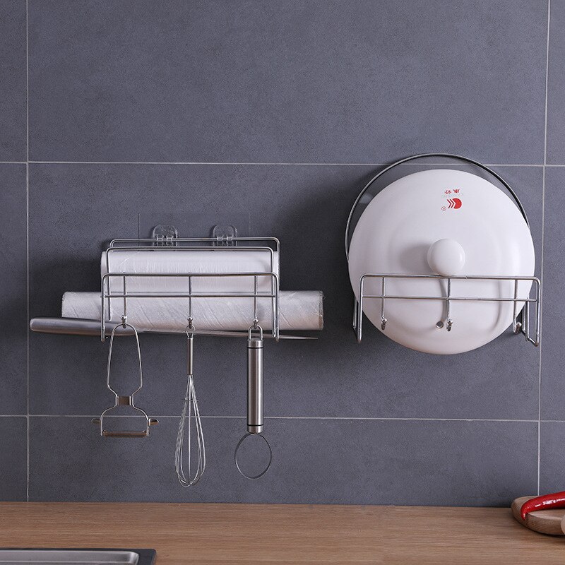 Roestvrijstalen Keuken Pot Cover Plank Non-Ponsen Groente Rack Plank Keuken Tool Snijplank Opslag Houder