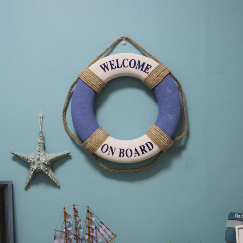Reddingsboei Ring Boot, Zee Reddingsboei Opknoping Op De Boot, Mediterrane Stijl Home Decoratie Muur