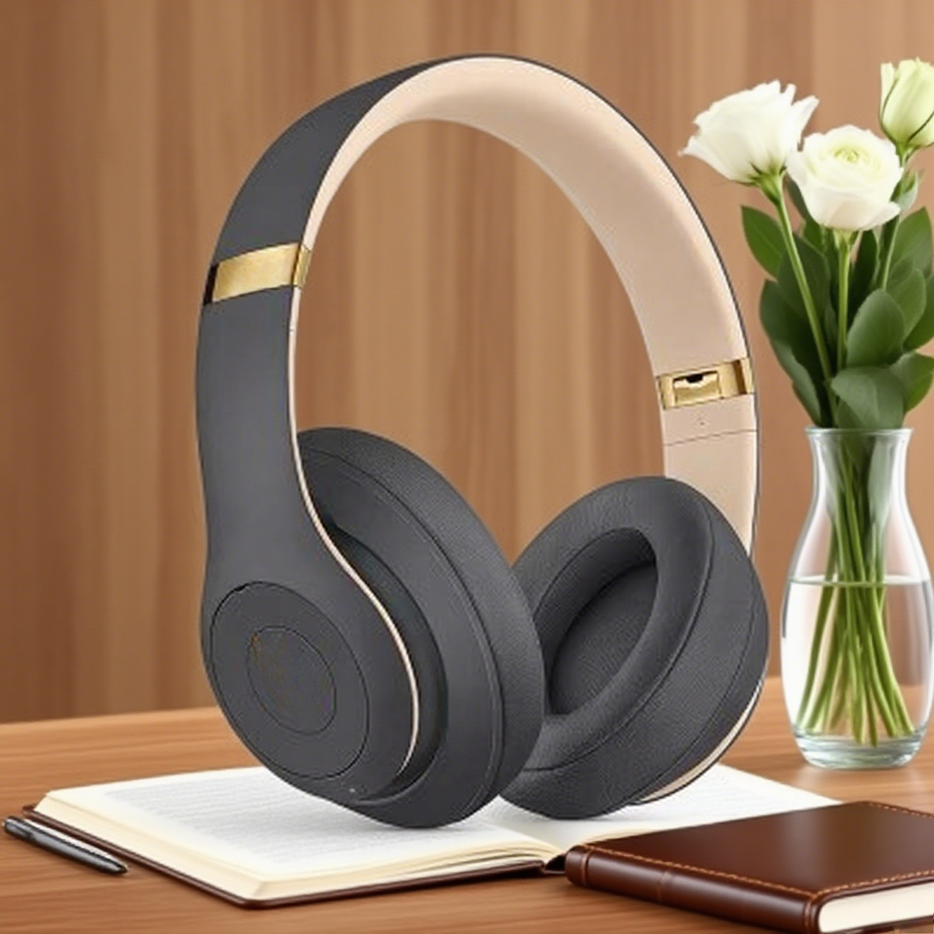 Beas studio 3 langattomat äänitystekniikko b bluetooth-kuulokkeet korvan peittävät monster-melunvaimennuskuulokkeet: Keltainen