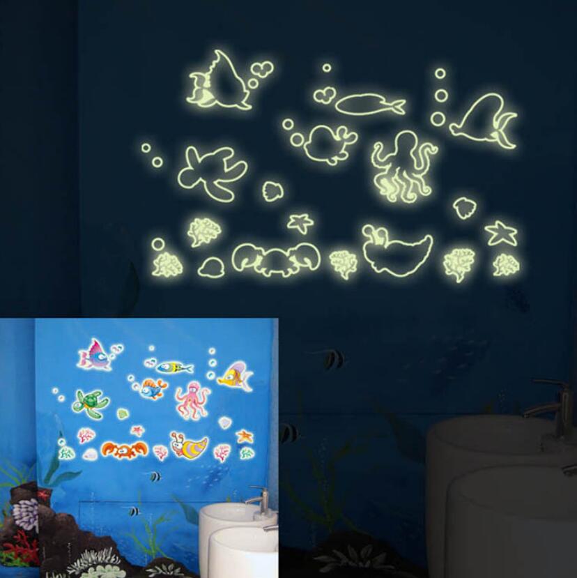 1 Set Mond Sterne Glow In The Dark Spielzeug Leuchtende Aufkleber DIY Kid Schlafzimmer PVC Aufkleber Hause Spielzeug für Kinder kinder Weihnachten: Y0019
