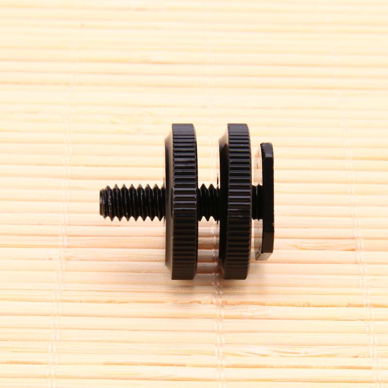Adaptador de zapata fría para cámara Flash, adaptador de zapato de aluminio MetalFlash para tornillo de montaje para trípode de 1/4 "-20