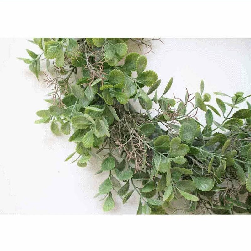 Guirlande d'herbes à fleurs | Décoration pour porte, plante artistique, verte, décorative, décorer votre maison et donne une allure vibrante,