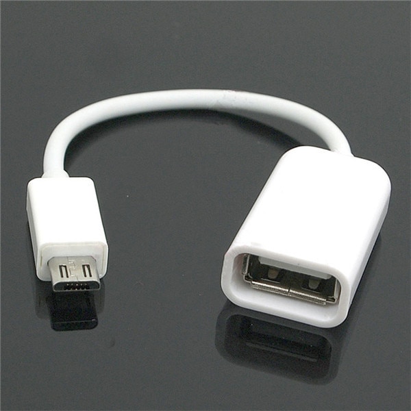 10 Cm Micro Usb Otg Kabel Adapter Zwart Wit Voor Android Sony Samsung Htc Lg Tablet Pc/MP3/ MP4 Smartphone