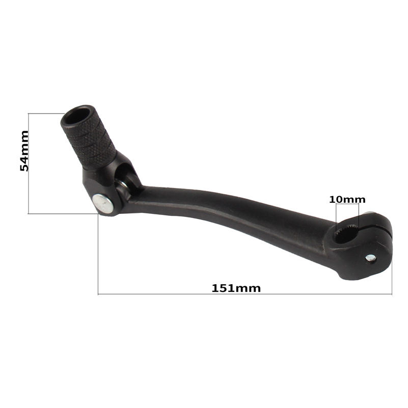 Nuevas piezas CNC de motocicleta, palanca de cambio de marchas plegable de aleación de aluminio apta para motocicleta ATV Dirt Pit Bikes, palanca de cambio de marchas CNC-125