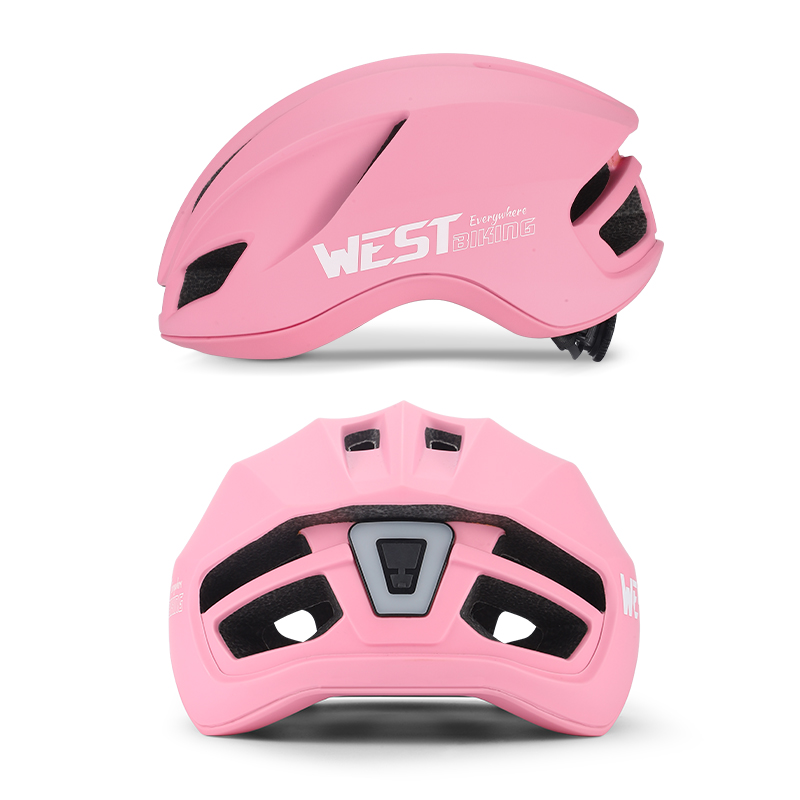 West biking aerodynamisk cykelhjelm til kvinder, integreret støbt sportssikkerhed, kc-certificeret unisex landevejshjelm med led-baglygte