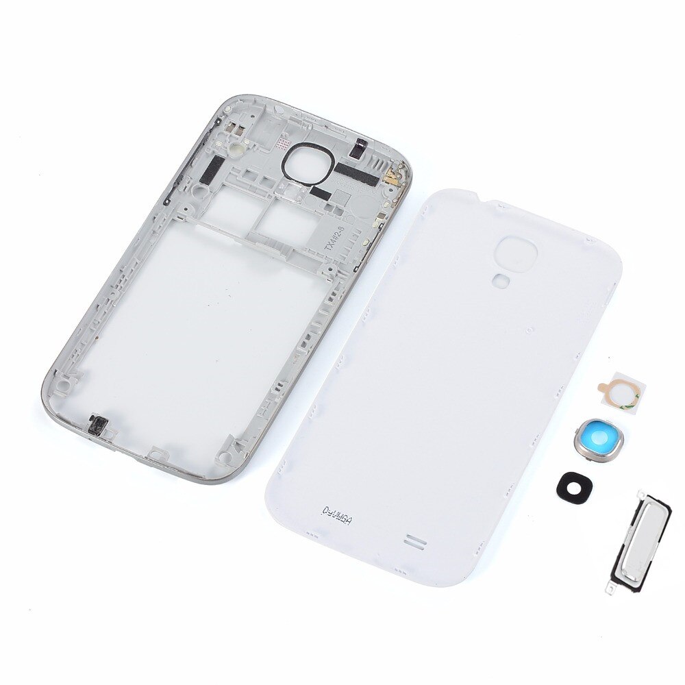 Original For Samsung Galaxy S4 I9500 I337 i9505 i747 Housing Middle Frame Cover+Battery Back Cover+Camera Lens Cover+Home Button