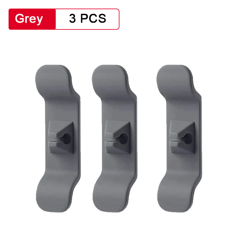 Ganchos para envolver cables, organizador de cables con Clip, protección de bobinado de cables para electrodomésticos, enrollador de cables para electrodomésticos, 1/6 Uds.: Oro