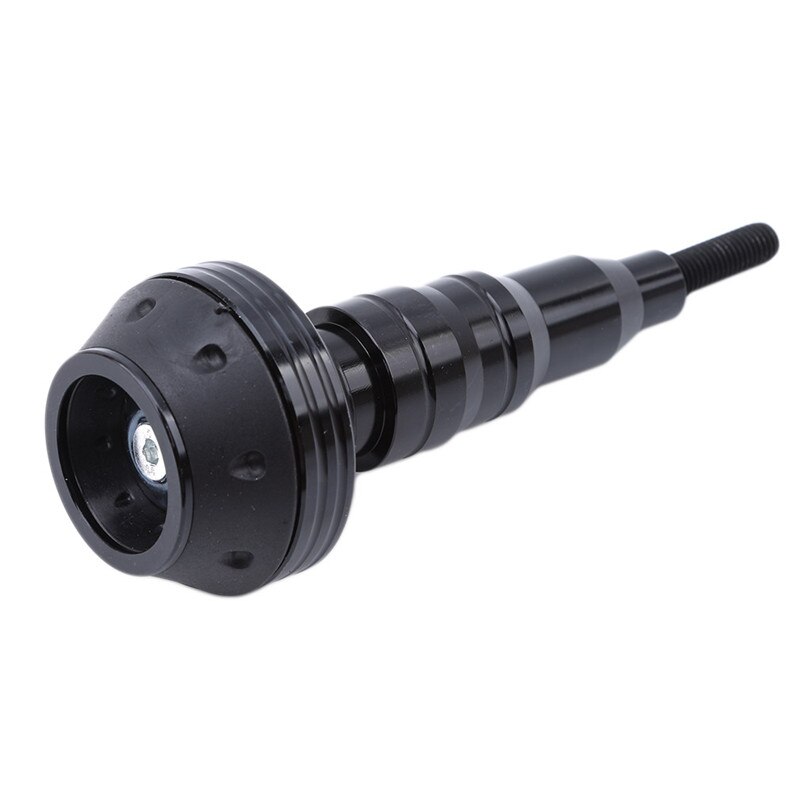 Universal 1 Piece Motorcycle Falling Protectors Exhaust Frame Slider Anti Crash Pad Protector Durable: Black