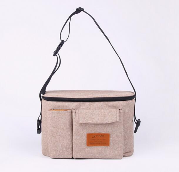 Updated Mother Expanded Bag Strollers Organizer Baby Basket Pushchair Diaper Nappies Bottle BAG: 3