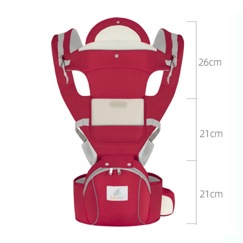Portabebé ergonómico para bebé de 0 a 48 meses, porta bebés para bebé, cabestrillo para bebé 3 en 1, frontal, ergonómico, canguro, eslinga para llevar a bebé: Red