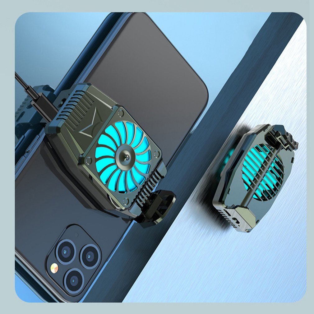 Universel téléphone portable USB jeu refroidisseur système ventilateur de refroidissement manette support support radiateur pour iphone Xiaomi Huawei samsung téléphone