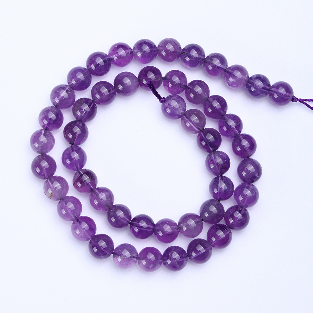 Natural Stone Beads 6/8/10mm Labradorite Citrine Amethyst Garnet Beads for Jewelry Making DIY Bracelet Necklace: Ivory / 8mm
