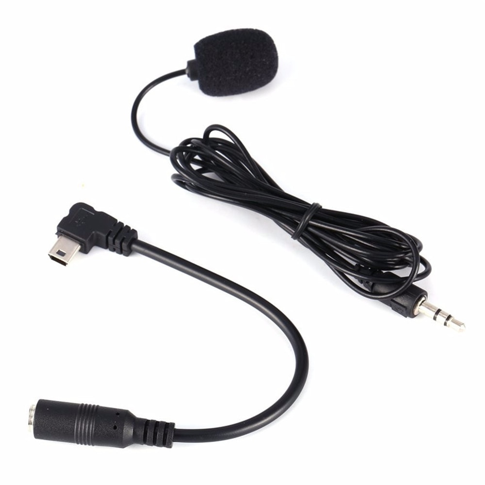 Stereo Microphone with 3.5mm Mic Adapter Clip External Mic for Gopro Hero3/3+/4 action camera accessories