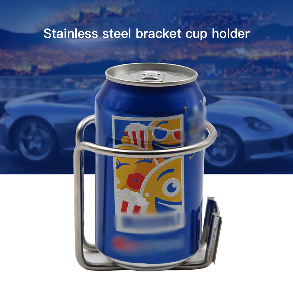 Stainless Steel Drink Bottle Can Cup Holder Boat Marine Yacht Truck Caravan Camper Van Ring Motorbike Cup Rack Vehicle Coasters