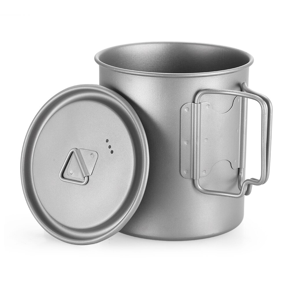 exzellente draussen Camping Tasse Titan Tasse Tourist Geschirr Picknick Utensilien draussen Küche Ausrügestochen Reise Kochen einstellen