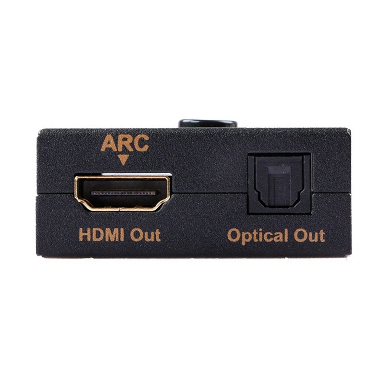 Convertidor de adaptador Hdmi Arc a Hdmi y óptico o 4K 3D 1080P