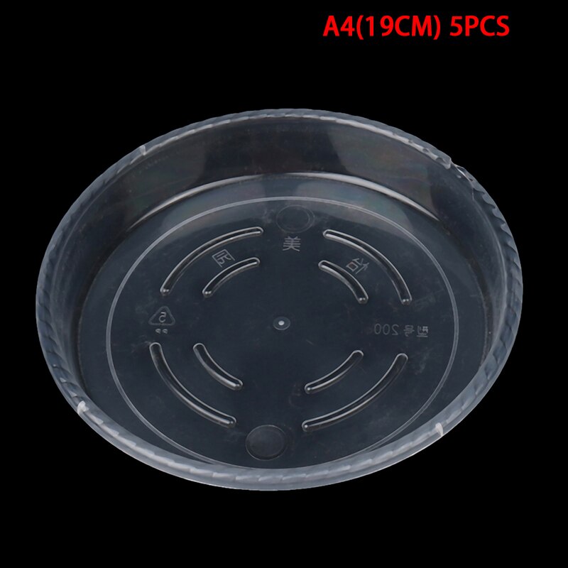 Plastique épaissir rond plante Pot socle soucoupe Pot de fleurs plateau pour jardin cuisine balcon: A4