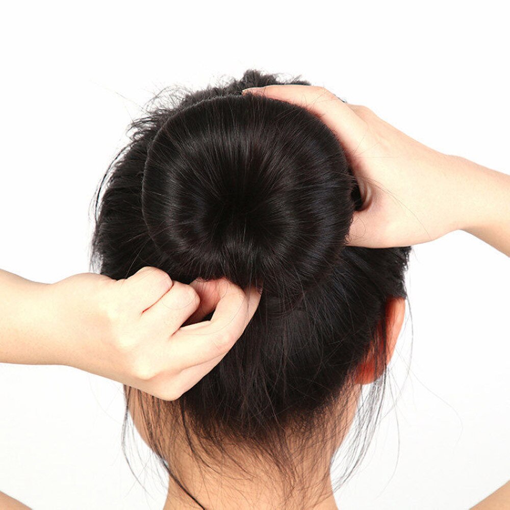 Caldo!! Popolare di modo 4 Formati carino Del bambino per Lo messa in piega Dei Capelli Anello Stile distributore di Panini Testa Strumento di Capelli Anello in nylon Flessibile accessorio dei capelli