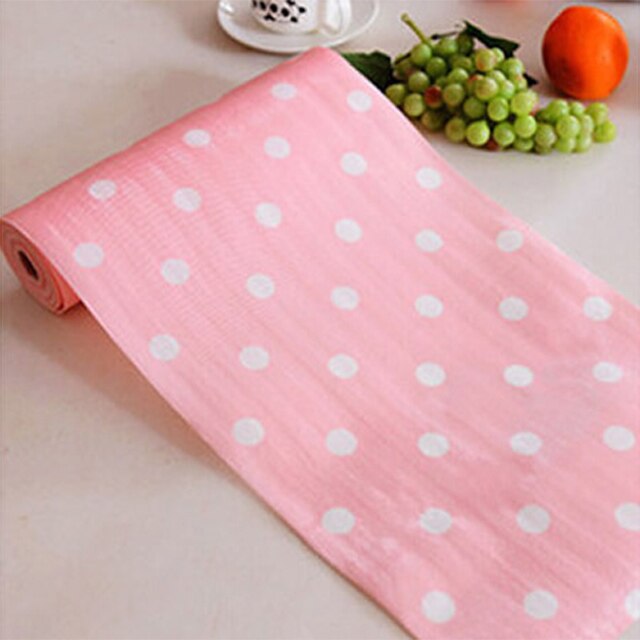 Reusable Drawer Mat Contact Paper Cabinet Liner Refrigerator Pad Moisture-proof Waterproof Dust Proof Non-Slip Kitchen Tools: 5 / 500cmx30cm