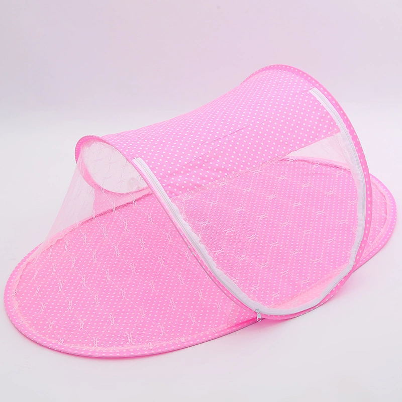 Baby Moskito Net Baby Bettwäsche Krippe Drei-stück Anzug Faltbare Netting Bett Matratze Kissen Tragbare Kind Schlaf Net Für 0-2y baby: Simple pink