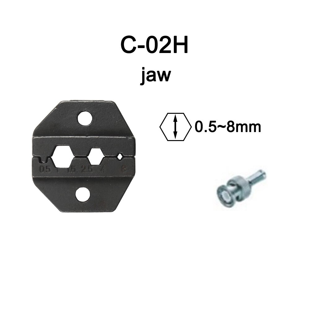 C04WFL C05H C02 C03B C03C C03D C04WF C02H C02H1 Die Sets for C CRIMPING PILER die sets plier modules jaws: C02H