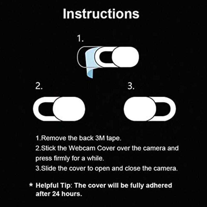 3Pcs Camera Cover Slide Webcam Uitgebreide Compatibiliteit Bescherm Uw Online Privacy Mini Size Ultra Dunne Voor Laptop Pc Macbook im