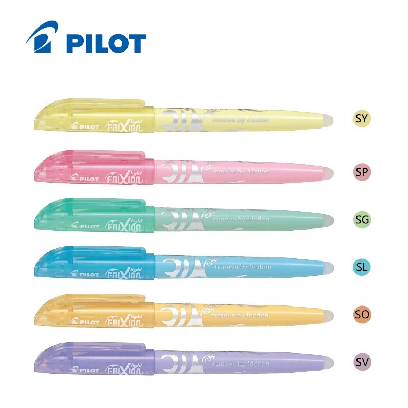 1pcs Pilot Erasable Highlighters Pastel Markers Pen Disappear Frixion Marker Liner Drawing Lettering Stationery H6250