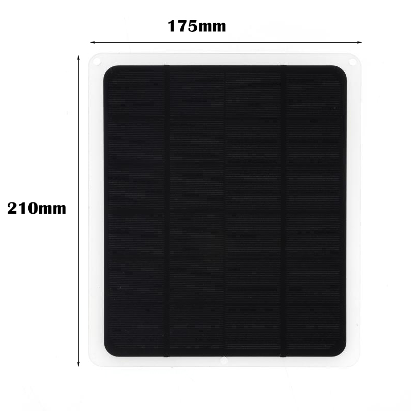 20W 6V Monocrystalline Silicon Solar Panel Rechargeable Car Solar Panel Yacht Charger Outdoor Charger Solar Cell Emergency Power