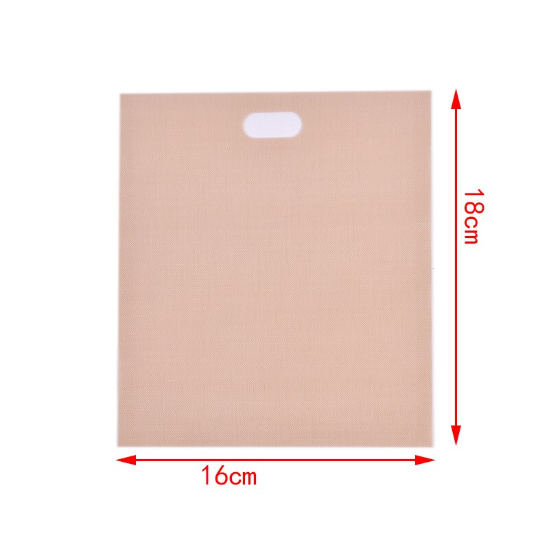 Toaster Bags For Grilled Cheese Sandwiches Made Easy Reusable Non-stick Baked Toast Bread Bag 2pcs
