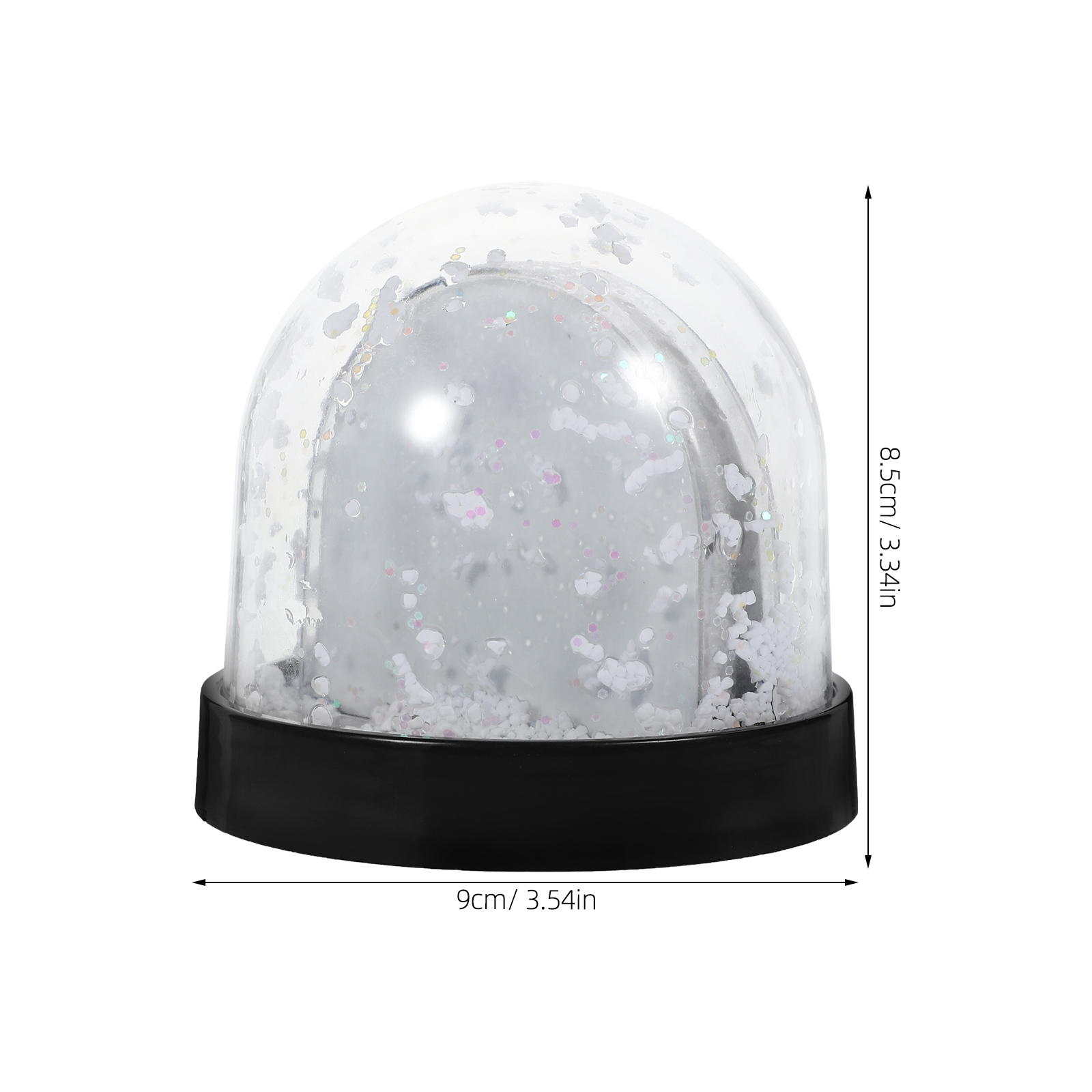 Sneeuwbol met foto-inzetstukken Sneeuwbollen Foto-inzetstuk Fotolijsten Foto-inzetstuk voor mini blanco met handgemaakte materialen